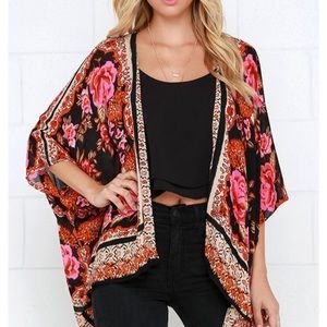 Lulu’s Rose/Floral Kimono